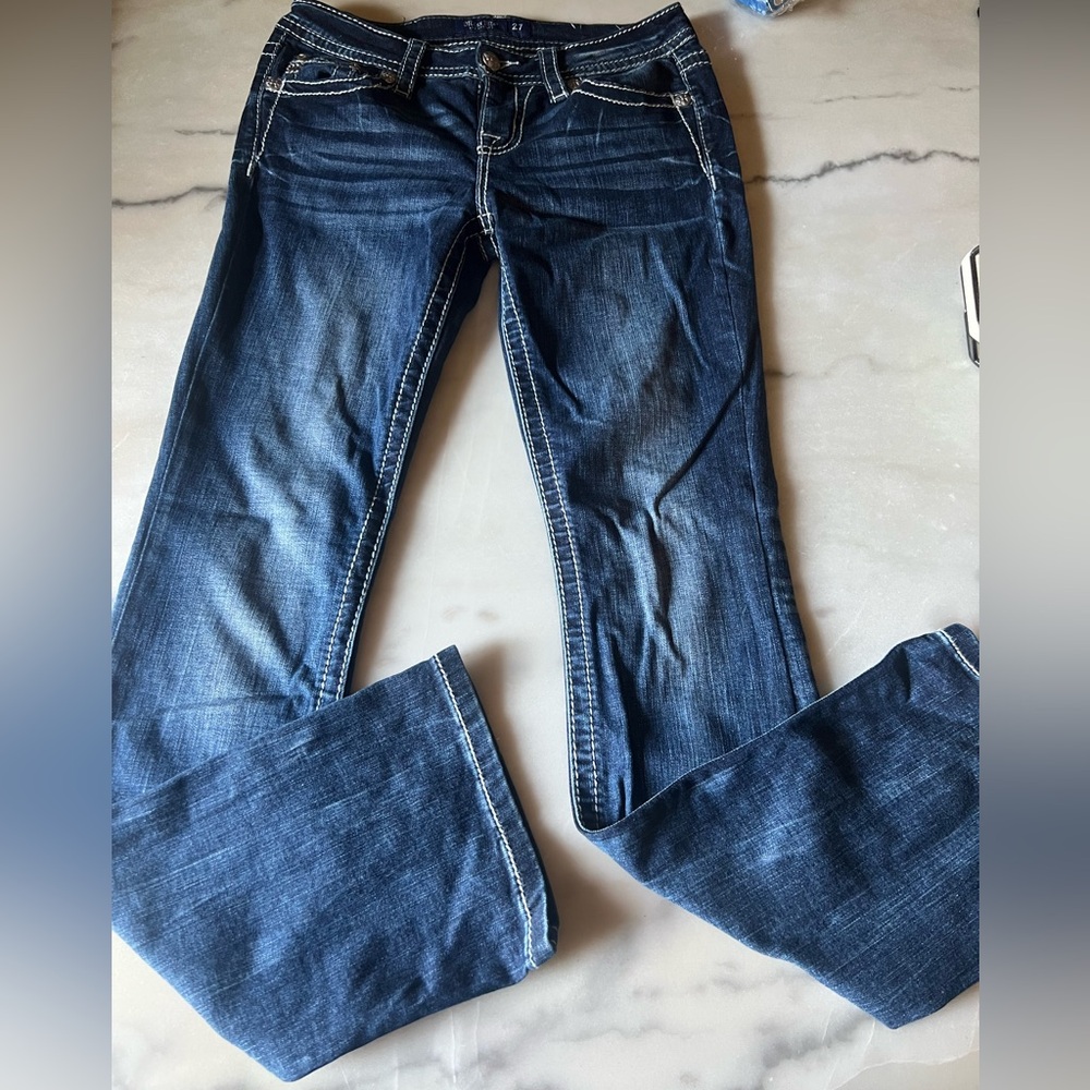 ⭐️ Miss Me Denim Jeans Low Rise Slim Boot